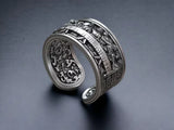The Last Supper 925K Sterling Silver Open End Adjustable Ring - BGCOPPER