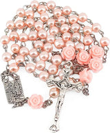 Virgin Mary alloy rosary beads — comes with a jewelry box - BGCOPPER