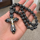 Walk in Faith, Carry His Love – Sacred Crucifix Rosary Necklace, a Timeless Symbol of Jesus’ Protection, Hope & Blessings