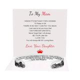 10mm Stainless Steel Bracelet Laser Marking SISTER Gift Adjustable Engraved Bracelet C-Shape Wave Bracelet - BGCOPPER