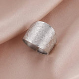 Amaxer Metatron’s Cube Ring for Men Stainless Steel Vintage Sacred Geometry Spiritual Protection Amulet Ring Statement Band for Men Women - BGCOPPER