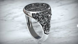 S925K Silver Our Lady of Guadalupe Ring - BGCOPPER