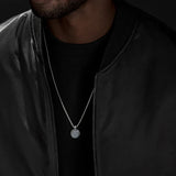 Archangel Michael S925K Silver Round Necklace - BGCOPPER