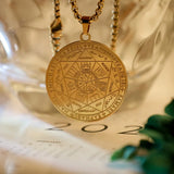 Seal 7 Archangel Pendants Protection Amulet Against Evil Eyes, Curses, Spells - BGCOPPER