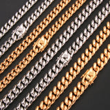 Stainless Steel Tap Buckle Cuban Chain - BGCOPPER