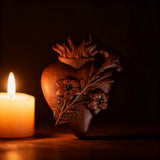 Holy Family Three Sacred Hearts Wooden Wall Decoration