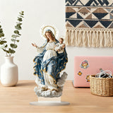 🌟 Our Lady of Grace Acrylic Desktop Statue: A Christian Symbol of Mary’s Love & Christ’s Presence