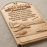 Lake House Prayer Wood Wall Plaque