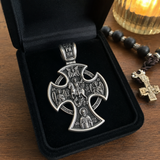 S925 Sliver Passion of Christ and St. George Silver Pendant