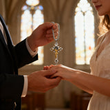 St. Benedict Exorcism Cross Necklace - Bless you and your family