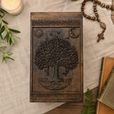 Handcrafted Beechwood Tree of Life Urn — A Testament to Eternal Life in Christ 🌿✞