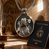 The Good Shepherd Sterling Silver Necklace - Sacred Symbol of Christ's Loving Care - John 10:14