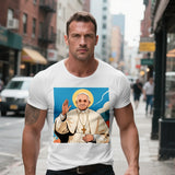Pope Francis Printed T-Shirt Short Sleeve Commemorative - BGCOPPER