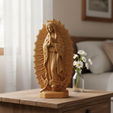Guatalupe Beech Wood Tabletop Ornament - side view