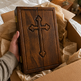 The Life of Christ Hand-Carved Beechwood Triptych – From Nativity to Resurrection Glory
