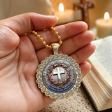 Crown of Thorns Cross Pendant Necklace