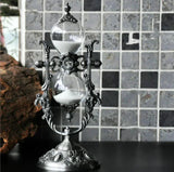 Classical Desktop Rotating Glass Hourglass Ornament - BGCOPPER