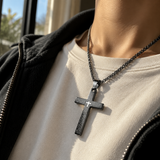 Das Vaterunser Kreuz Halskette