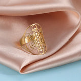 Metatron's Cube Ring Archangel Protection Women Ring Stainless Steel Jewelry - BGCOPPER