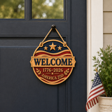 America 250 Faith & Freedom Welcome Keepsake product detail for Christian home decor