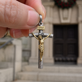 S925K Silver Jesus Christ Crucifix Pendant