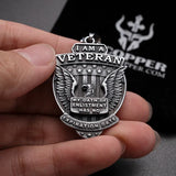 Spring Promotion:I'm a Proud Veteran Pendant - A Symbol of Honor - BGCOPPER