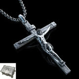 S925K Jesus Cross Necklace - BGCOPPER