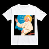 Pope Francis Printed T-Shirt Short Sleeve Commemorative - BGCOPPER