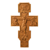 16"Wood Crucifix Christianity Jesus - BGCOPPER