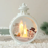 Christmas decorations LED Santa Claus snowman ornament props lights - BGCOPPER