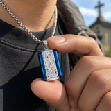 Geometric Faith Pendant Necklace – Titanium Steel Men's Necklace