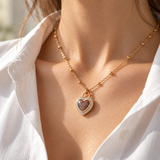 Forever in My Heart – Romantic Heart Lock Necklace | A Timeless Symbol of Love & Devotion