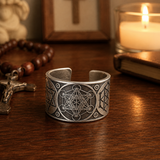Archangel Metatron Life Angel Seal Adjustable Ring Solomon Kabbalah Amulet