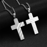 American Flag Cross Necklace - BGCOPPER