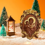 Saint Joseph Wood Carved Religious icon Fatehrs day Christian gift Wall Hanging Art Work gift ideas Birthday Gifts - BGCOPPER