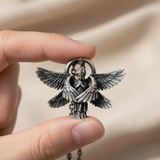 Seraphim Engel Anhänger Halskette Engels flügel Amulett