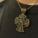 S925 Sliver Passion of Christ and St. George Silver Pendant