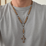 St. Benedict Exorcism Rosary Necklace
