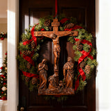New Product Jesus crucifixion scene ornaments