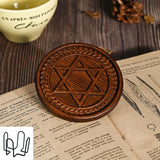Bgcopper Wooden Tree of Life Celtic Cross Coasters - BGCOPPER