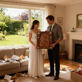 Holy family Nativity Wood Carving Gift Religious Byzantine Icon