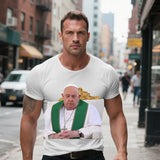 Pope Francis Printed T-Shirt Short Sleeve Commemorative - BGCOPPER