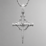 Nail Cross Crown of Thorns Necklace – Faith, Redemption & Timeless Strength - craftsmanship detail
