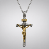 S925K Silver Jesus Christ Crucifix Pendant