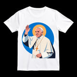 Pope Francis Printed T-Shirt Short Sleeve Commemorative - BGCOPPER