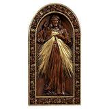 Sacred Heart of Jesus and Our Lady of Mercy Tabletop Decorative Artwork - BGCOPPER