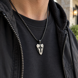 Titanium Steel Shield of Faith Cross Pendant | Protective Christian Jewelry