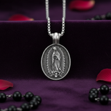 Our Lady of Guadalupe Virgin Mary Necklace,the patron saint of America and unborn children