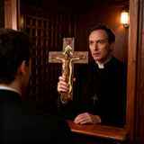 Bgcopper Holy Trinity Crucifix Wood Decor