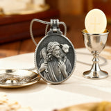 The Good Shepherd Sterling Silver Necklace - Sacred Symbol of Christ's Loving Care - John 10:14